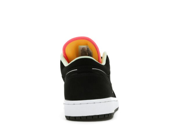 Jordan 1 Low Negro Verde Aurora Naranja Láser – CK3022-013