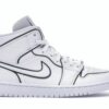 Air Jordan 1 Mid Iridescent Reflective White (Mujer) – CK6587-100