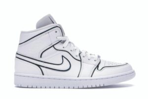 Air Jordan 1 Mid Iridescent Reflective White (Mujer) – CK6587-100