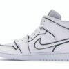 Air Jordan 1 Mid Iridescent Reflective White (Mujer) – CK6587-100