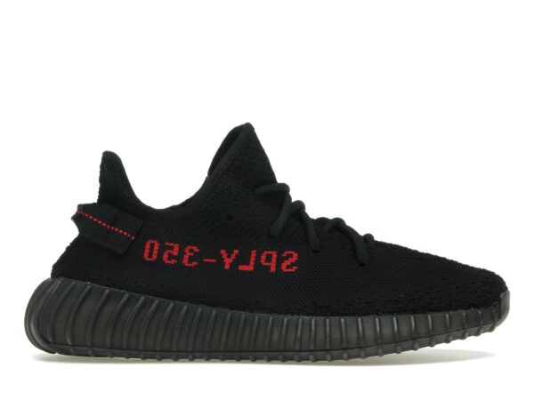 Zapatillas Adidas Yeezy Boost 350 V2 negras y rojas – CP9652