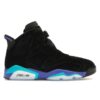 Jordan 6 Retro Aqua CT8529-004 Zapatillas Concord Aquatone negras brillantes