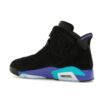 Jordan 6 Retro Aqua CT8529-004 Zapatillas Concord Aquatone negras brillantes