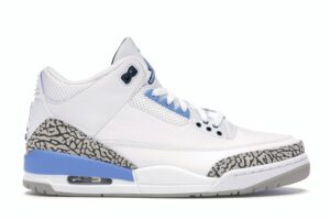 Jordan 3 Retro UNC (2020) Zapatillas de piel blancas – CT8532-104