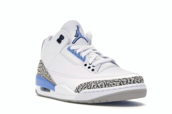 Jordan 3 Retro UNC (2020) Zapatillas de piel blancas – CT8532-104
