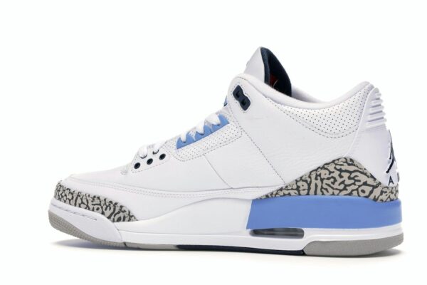 Jordan 3 Retro UNC (2020) Zapatillas de piel blancas – CT8532-104