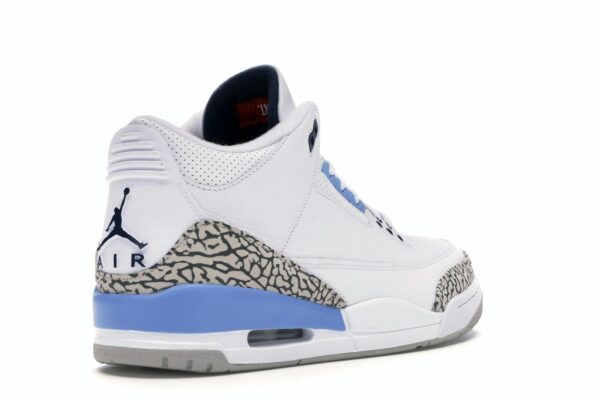Jordan 3 Retro UNC (2020) Zapatillas de piel blancas – CT8532-104