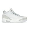 Jordan 3 Retro Pure Money (2025) Blanco/Blanco/Plata metalizado CT8532-111