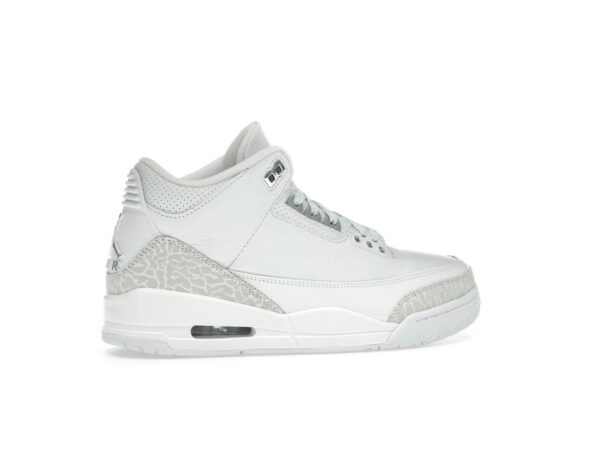 Jordan 3 Retro Pure Money (2025) Blanco/Blanco/Plata metalizado CT8532-111