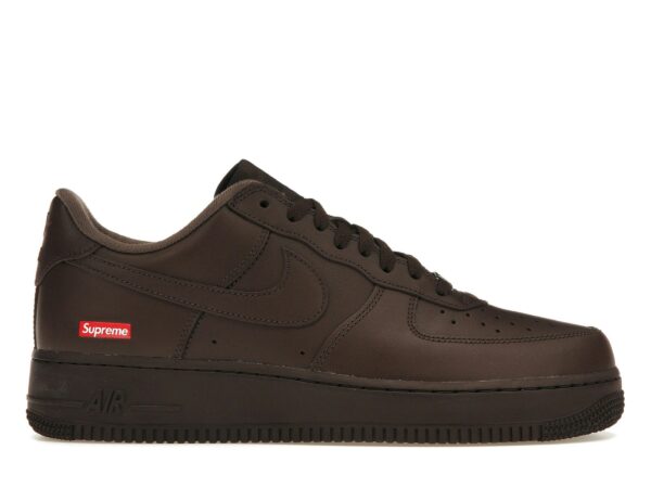 CU9225-200_01 Nike Air Force 1 Low Supreme Marrón Barroco – CU9225-200