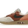 Nike Air Max 1 Amsterdam – CV1638-200 Zapatillas de pana, ante y cuero color rojo corteza