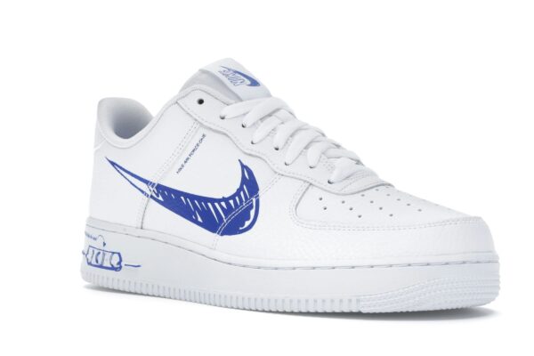 CW7581-100_05 Nike Air Force 1 Low Sketch Blanco Real – CW7581-100
