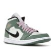 CZ0774-300_05 Air Jordan 1 Mid Verde Holandés (Mujer) – CZ0774-300