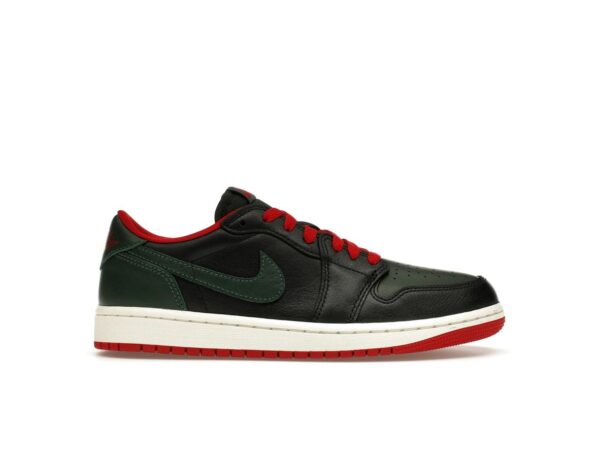Jordan 1 Retro Low OG Gorge Green Varsity Red para mujer CZ0775-036