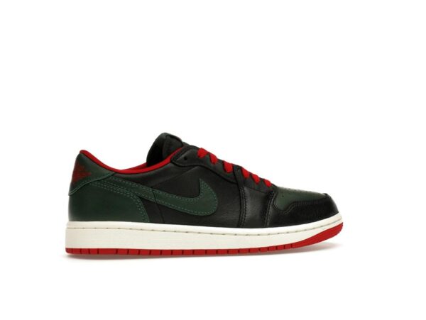 Jordan 1 Retro Low OG Gorge Green Varsity Red para mujer CZ0775-036