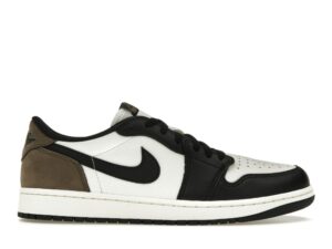 Jordan 1 Retro Low OG Zapatillas de cuero blanco moca – CZ0790-102