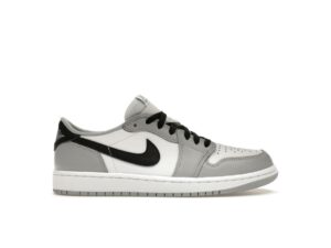 Jordan 1 Retro Low OG Barons CZ0790-110 Zapatillas blancas/negras-gris lobo