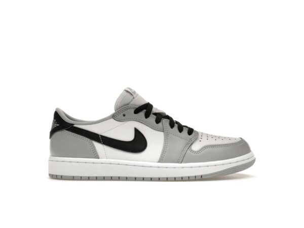 Jordan 1 Retro Low OG Barons CZ0790-110 Zapatillas blancas/negras-gris lobo