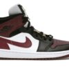 Air Jordan 1 Mid SE Negro Remolacha Oscura (Mujer) – CZ4385-016