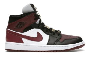 Air Jordan 1 Mid SE Negro Remolacha Oscura (Mujer) – CZ4385-016