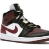 Air Jordan 1 Mid SE Negro Remolacha Oscura (Mujer) – CZ4385-016