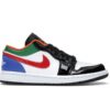 Air Jordan 1 Low Multicolor con puntera negra para mujer CZ4776-101