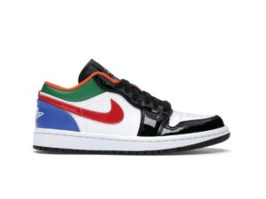 Air Jordan 1 Low Multicolor con puntera negra para mujer CZ4776-101