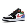 Air Jordan 1 Low Multicolor con puntera negra para mujer CZ4776-101