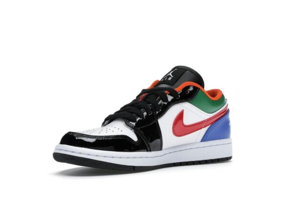 Air Jordan 1 Low Multicolor con puntera negra para mujer CZ4776-101