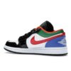 Air Jordan 1 Low Multicolor con puntera negra para mujer CZ4776-101