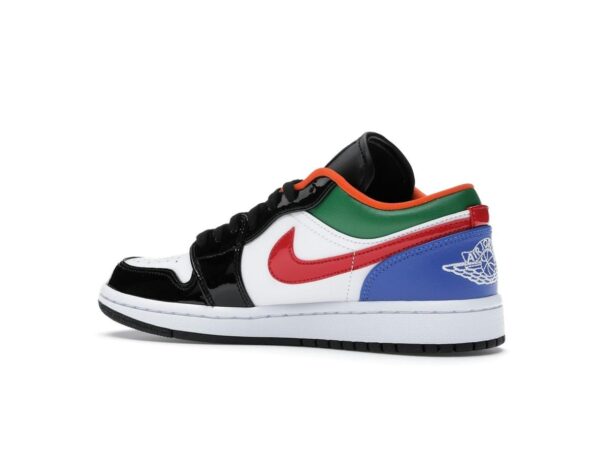 Air Jordan 1 Low Multicolor con puntera negra para mujer CZ4776-101