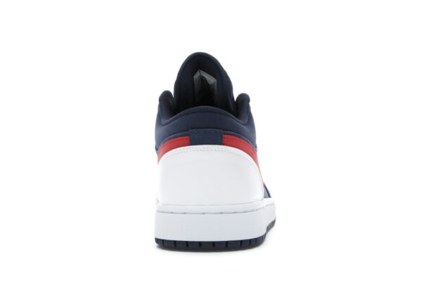 Air Jordan 1 Low USA (CZ8454-400) – Azul marino medianoche/Rojo gimnasio/Blanco