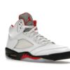 Jordan 5 Retro Rojo Fuego con Lengüeta Plateada (2020) – DA1911-102