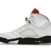 Jordan 5 Retro Rojo Fuego con Lengüeta Plateada (2020) – DA1911-102
