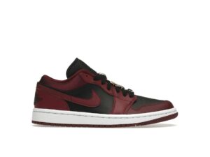 Air Jordan 1 Low para mujer, color negro remolacha oscuro, DB6491-600