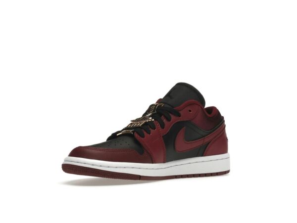 Air Jordan 1 Low para mujer, color negro remolacha oscuro, DB6491-600