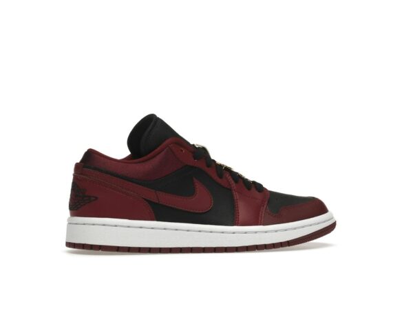 Air Jordan 1 Low para mujer, color negro remolacha oscuro, DB6491-600