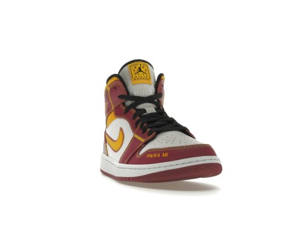 Zapatillas Air Jordan 1 Mid Día de los Muertos DC0350-100 blancas/fucsia-naranja-negras