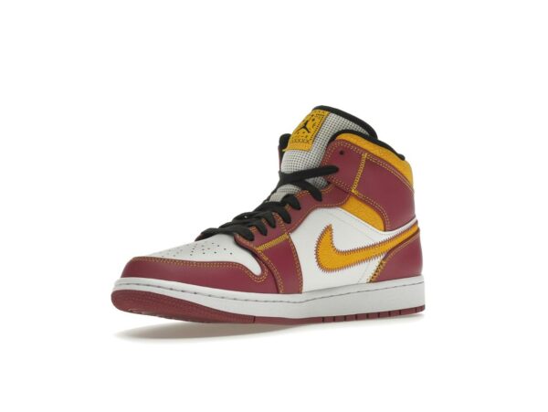 Zapatillas Air Jordan 1 Mid Día de los Muertos DC0350-100 blancas/fucsia-naranja-negras