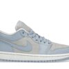 Jordan 1 Low Football Gris Aluminio (Mujer) – DC0774-050