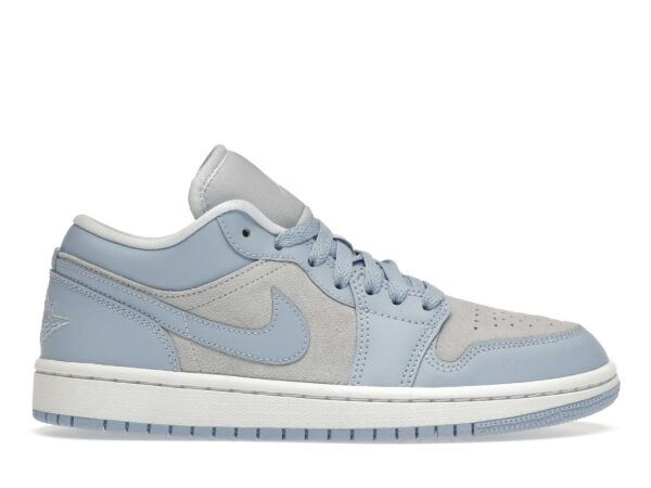 Jordan 1 Low Football Gris Aluminio (Mujer) – DC0774-050