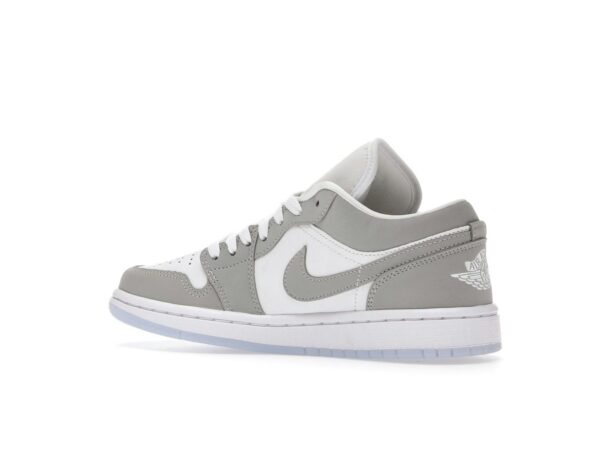DC0774-105_22 S1 Zapatillas Jordan 1 Low Wolf Grey DC0774-105 para mujer, color blanco/gris lobo