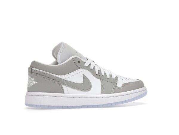 DC0774-105_35 S1 Zapatillas Jordan 1 Low Wolf Grey DC0774-105 para mujer, color blanco/gris lobo