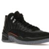 Air Jordan 12 Retro Utility DC1062-006 Cuero negro y suela Nike Grind