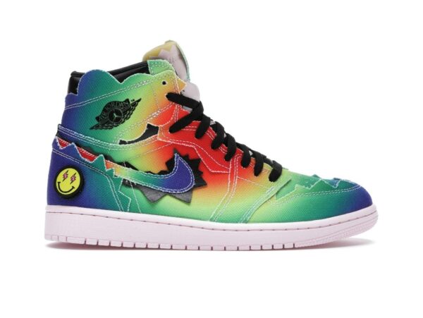 DC3481-900_01 S1 Zapatillas Air Jordan 1 Retro High J Balvin con efecto tie-dye DC3481-900