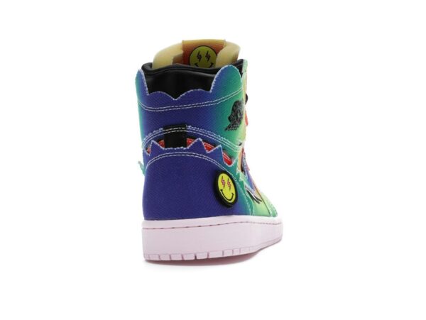 DC3481-900_29 S1 Zapatillas Air Jordan 1 Retro High J Balvin con efecto tie-dye DC3481-900