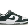 Zapatillas Nike Dunk Low Michigan State DD1391-101 de cuero verde universitario y blanco
