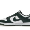 Zapatillas Nike Dunk Low Michigan State DD1391-101 de cuero verde universitario y blanco