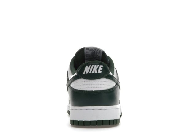 Zapatillas Nike Dunk Low Michigan State DD1391-101 de cuero verde universitario y blanco
