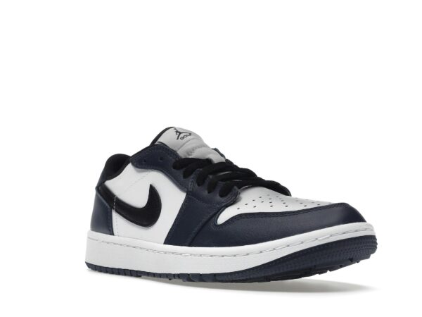Jordan 1 Retro Low Golf Shoes – Cuero azul marino medianoche – DD9315-104